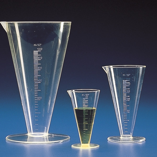 Messzylinder, AR-Glas® (Sodaglas), mit austauschbarem Sechskantfuß und  Schutzring aus Polyethylen (PE-HD) - Glaswarenfabrik Karl Hecht, image size:600x600
