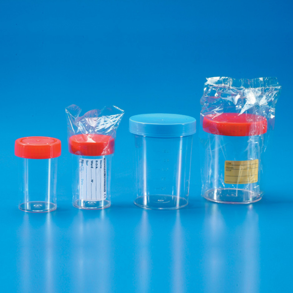 Sample container. Контейнер для забора мочи  specimen container,100ml-120ml, bulk, 500pcsctn. контейнер 200 гр.