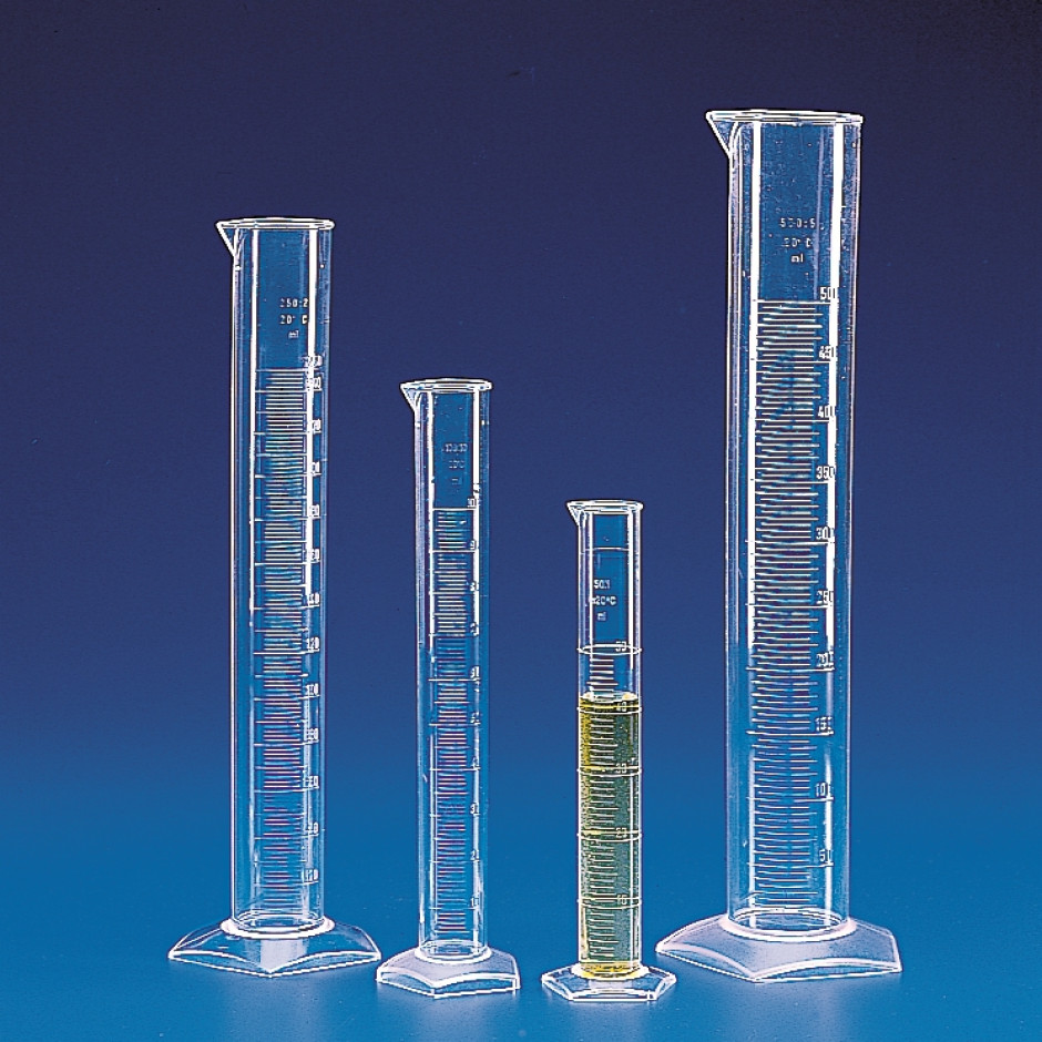 Graduated Tall Form Measuring Cylinders Class B 1 - Graduated And