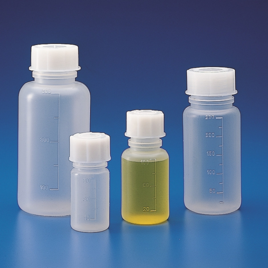 Graduated Wide Neck Bottles Pp Bottles And Accessories Plastilab